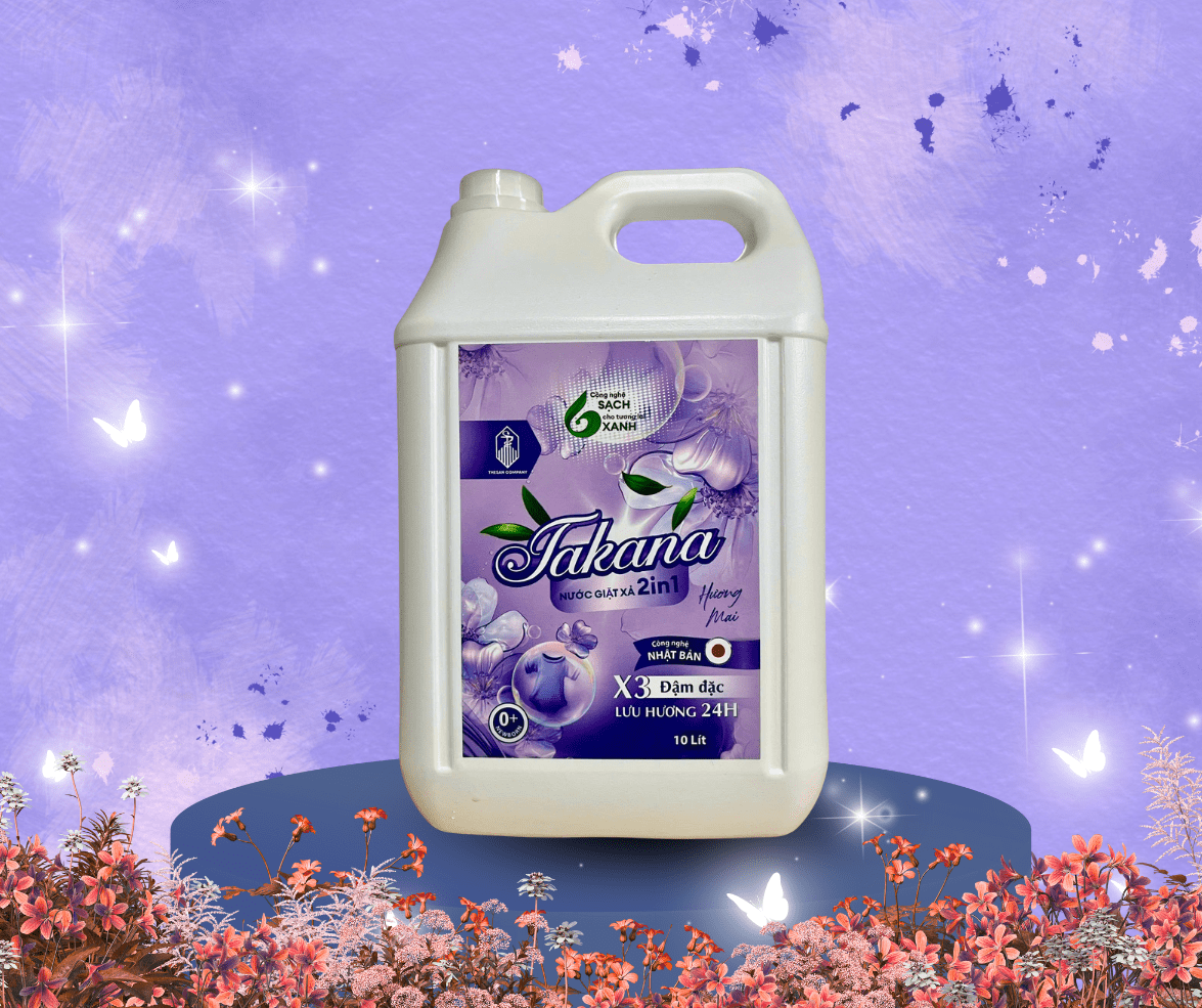 Nước giặt xả Hương mai takana