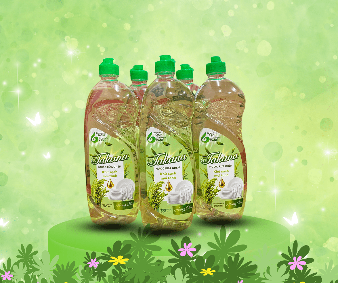 Nước rửa chén khử sạch mùi tanh