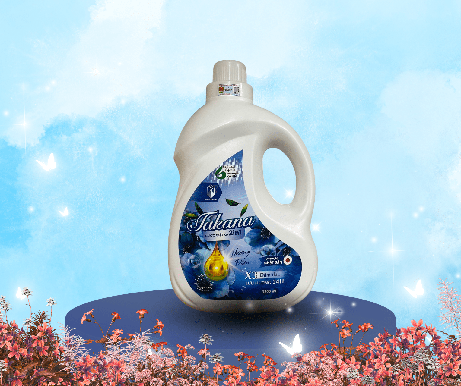 Nước giặt xả Takana