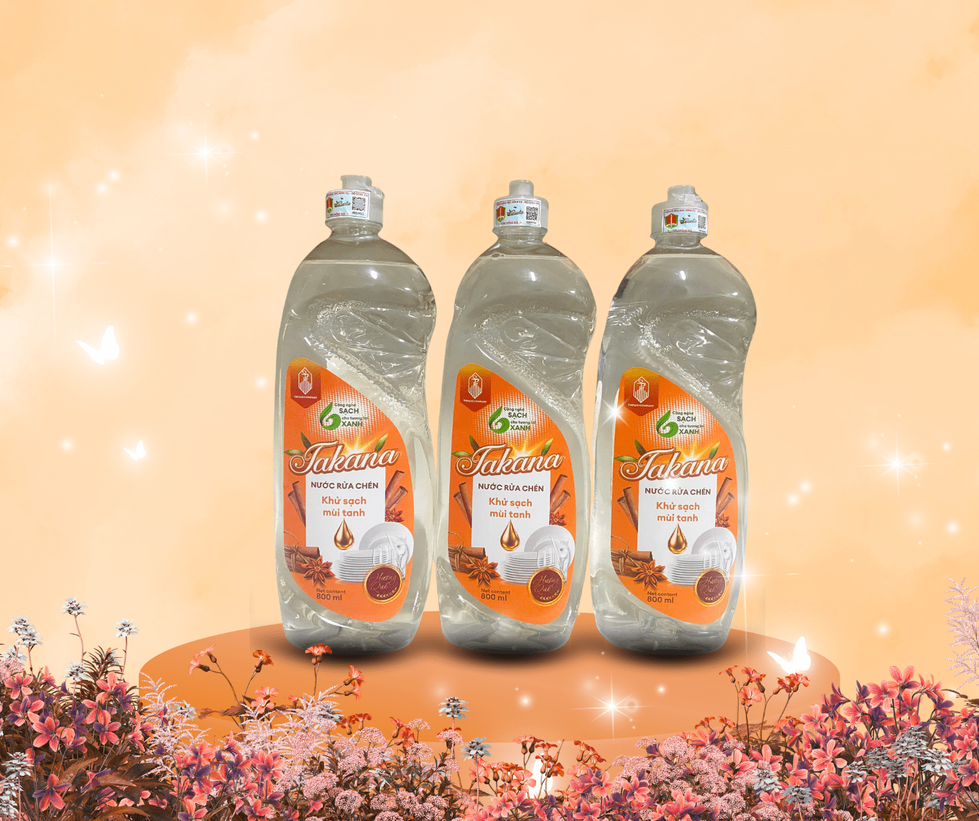 Nước rửa chén Takana